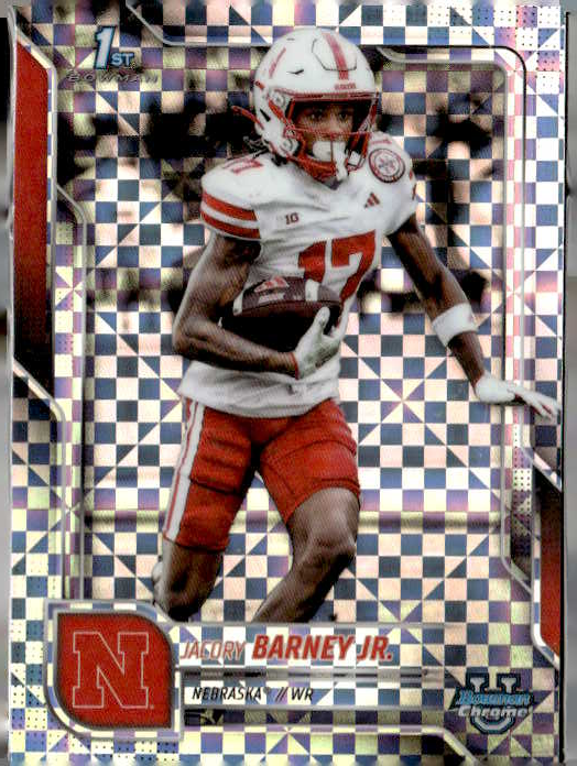 2025 Bowman U Chrome Jacory Barney Jr. graded slab