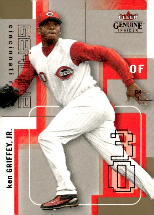 2004 Fleer Genuine Insider Ken Griffey, Jr. graded slab