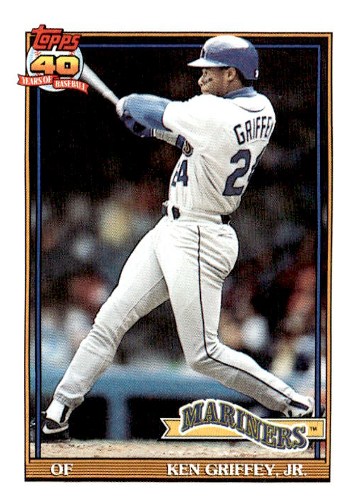 1991 Topps Ken Griffey, Jr. graded slab