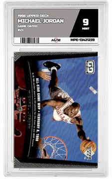 1998 UPPER DECK GAME DATED #23 Michael Jordan MPE 9 MINT — graded card up for auction