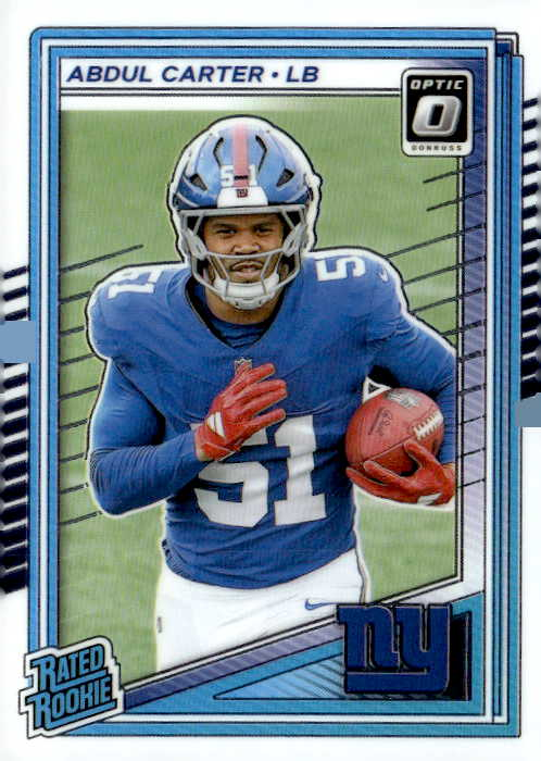 2025 Donruss Optic Abdul Carter graded slab