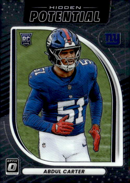 2025 Donruss Optic Abdul Carter graded slab