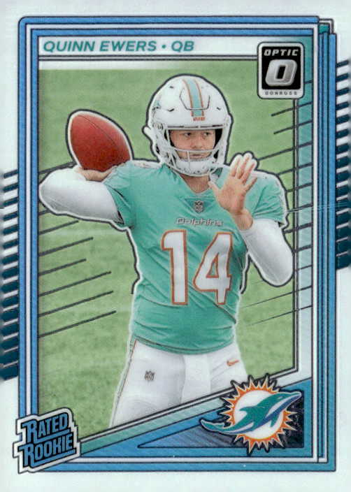 2025 Donruss Optic Quinn Ewers graded slab