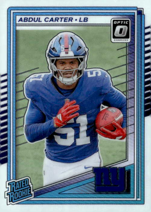 2025 Donruss Optic Abdul Carter graded slab