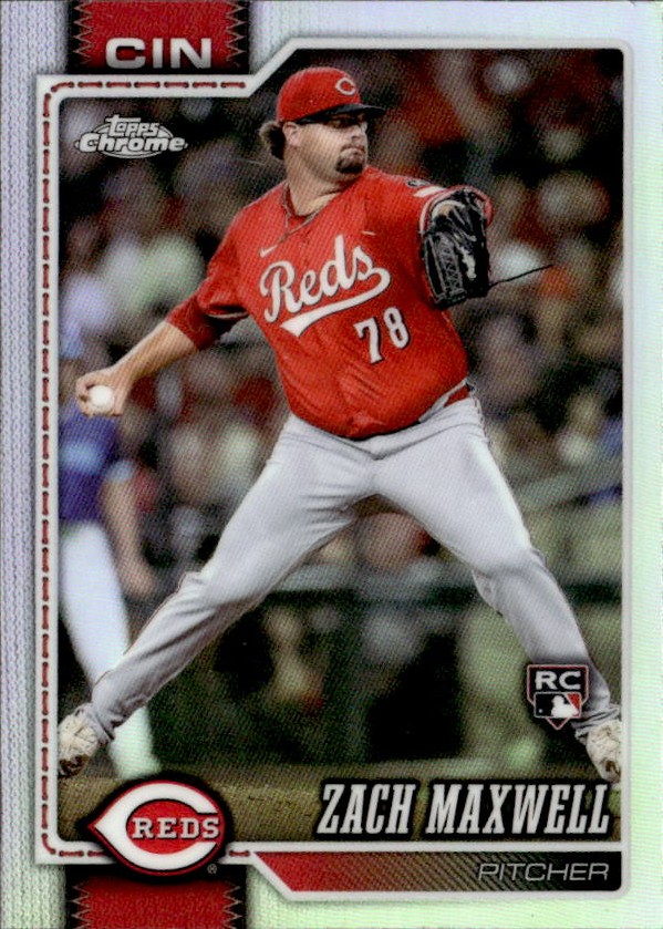 2026 Topps Chrome Zach Maxwell graded slab
