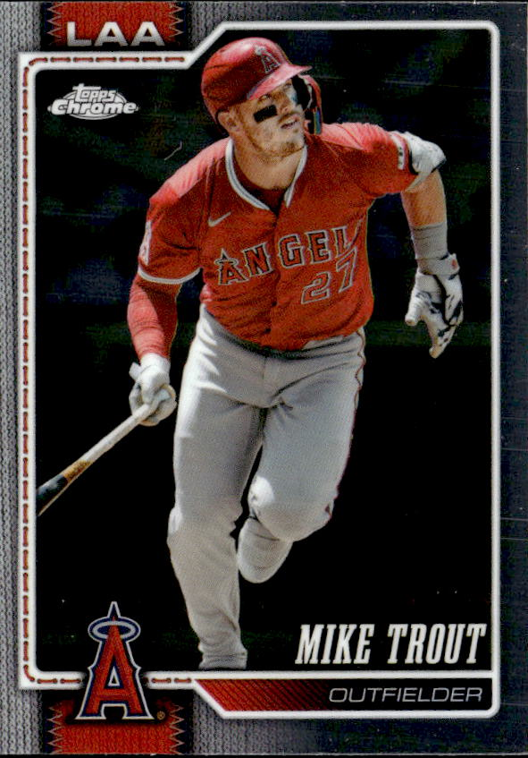 2026 Topps Chrome Mike Trout graded slab