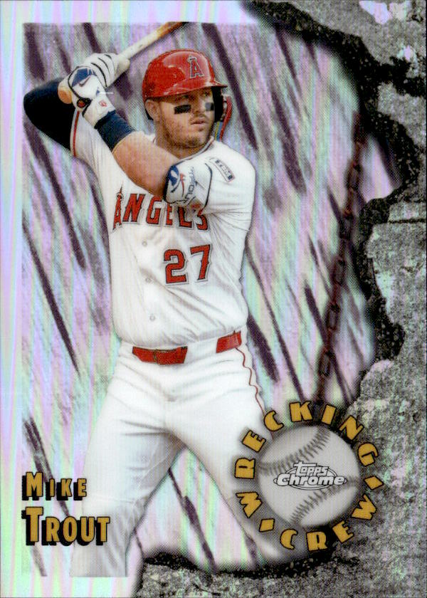 2026 Topps Chrome Mike Trout graded slab