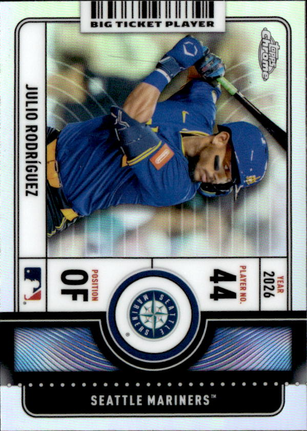2026 Topps Chrome Julio Rodríguez graded slab