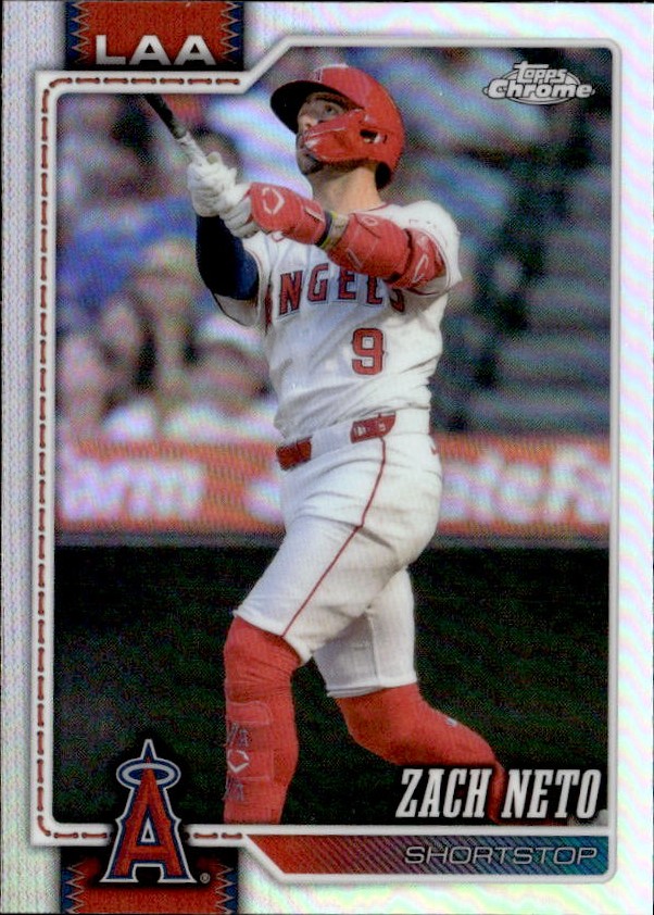 2026 Topps Chrome Zach Neto graded slab