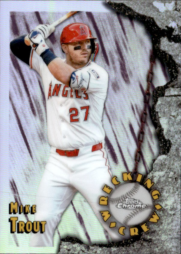 2026 Topps Chrome Mike Trout graded slab