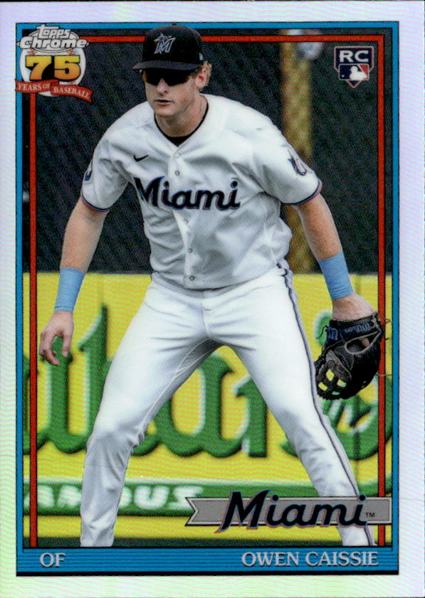 2026 Topps Chrome Owen Caissie graded slab