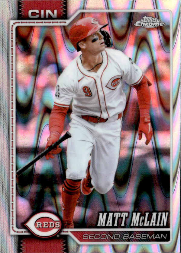 2026 Topps Chrome Matt McLain graded slab