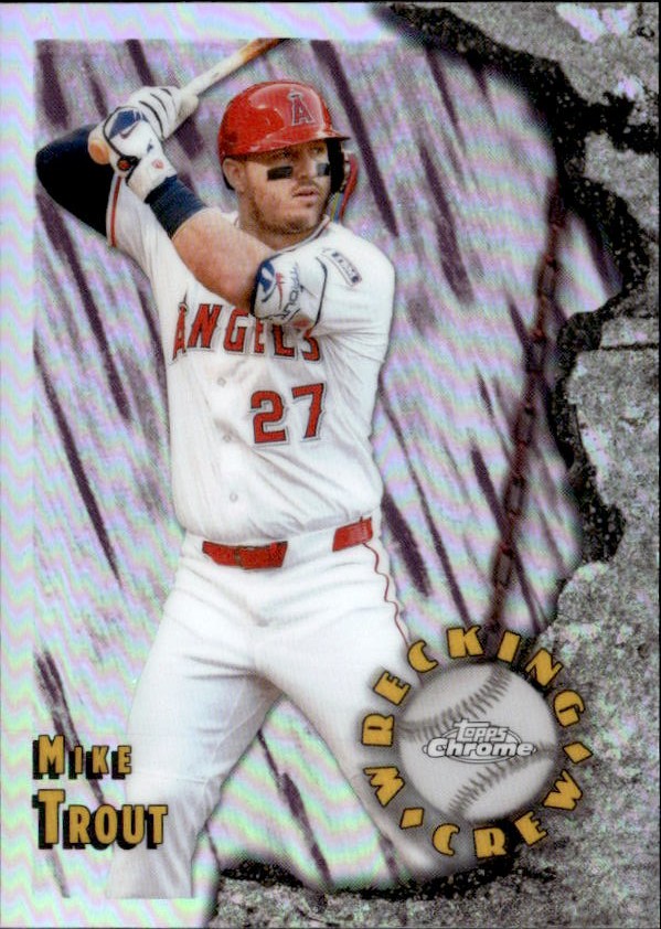 2026 Topps Chrome Mike Trout graded slab