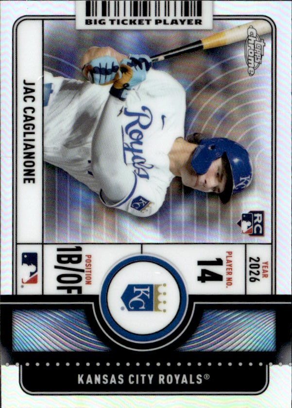2026 Topps Chrome Jac Caglianone graded slab