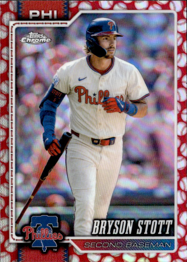2026 Topps Chrome Bryson Stott graded slab