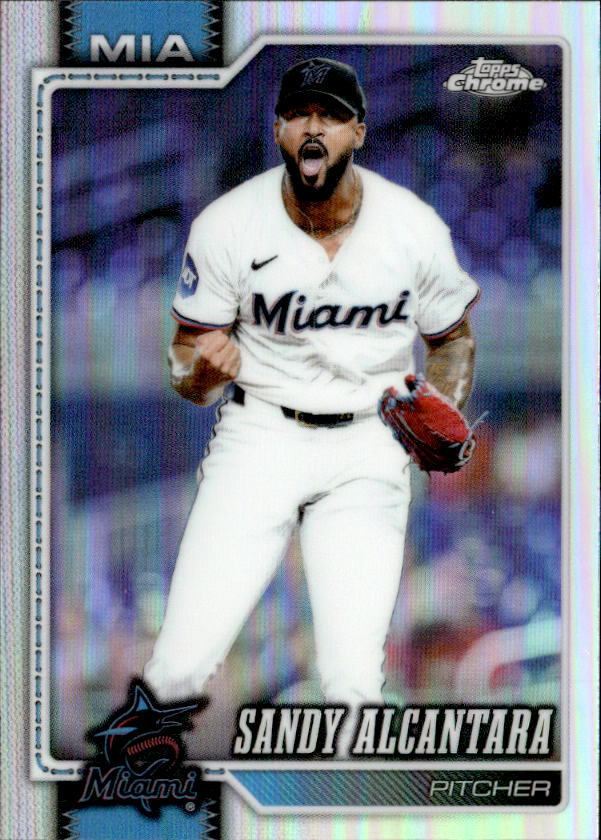 2026 Topps Chrome Sandy Alcantara graded slab