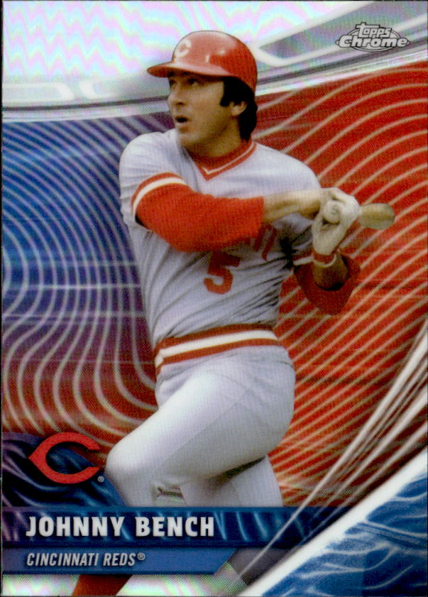2026 Topps Chrome Johnny Bench graded slab