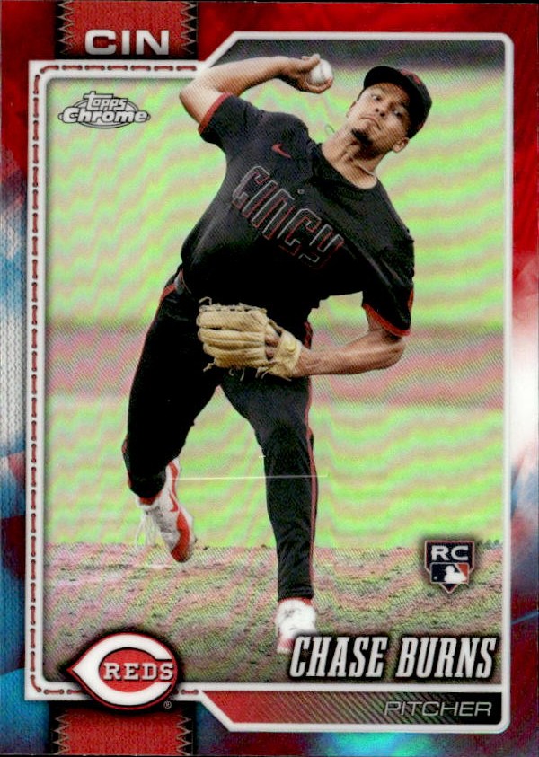 CHASE BURNS — 2026 TOPPS CHROME MINT+ — graded card auctioned from the MPE vault