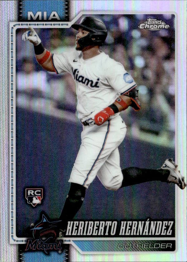 HERIBERTO HERNANDEZ — 2026 TOPPS CHROME GEM/MT — graded card auctioned from the MPE vault