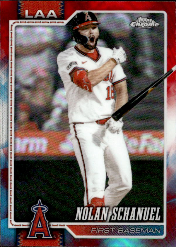 2026 Topps Chrome Nolan Schanuel graded slab
