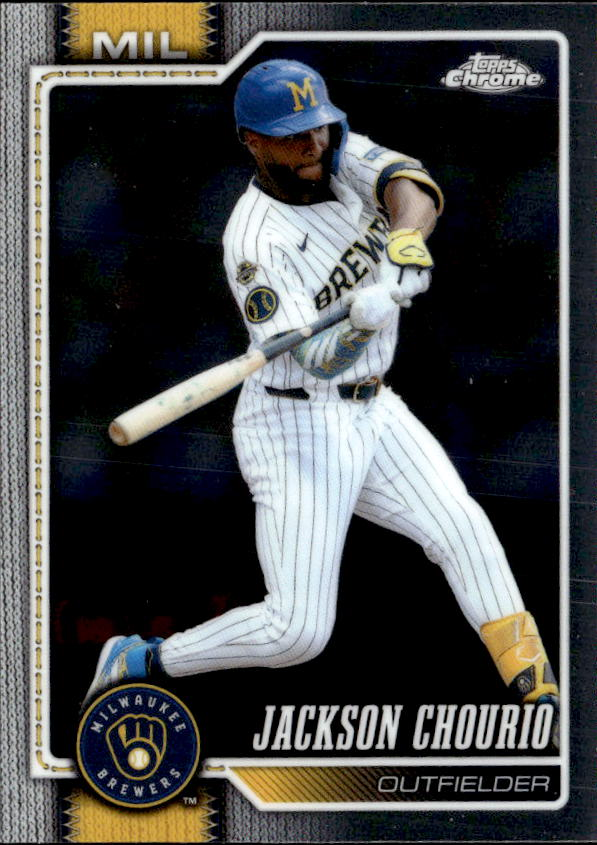 JACKSON CHOURIO — 2026 TOPPS CHROME GEM/MT — graded card up for auction
