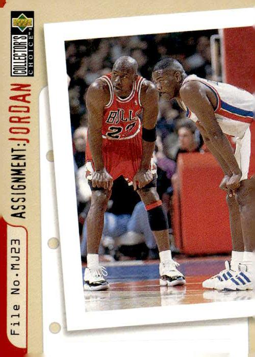 1996 Collector'S Choice J.Dumars / M.Jordan graded slab