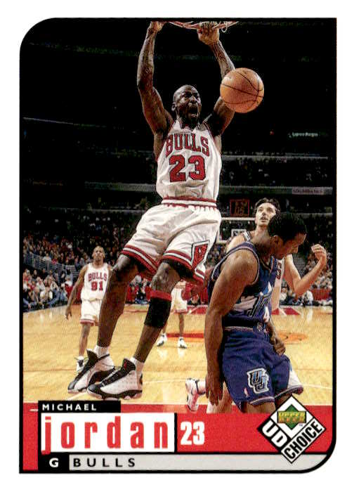 1998 U.D. Choice Michael Jordan graded slab