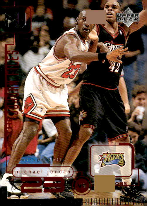 1998 U.D. Mj Living Legend Michael Jordan graded slab