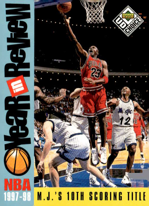 1998 U.D. Choice Michael Jordan graded slab