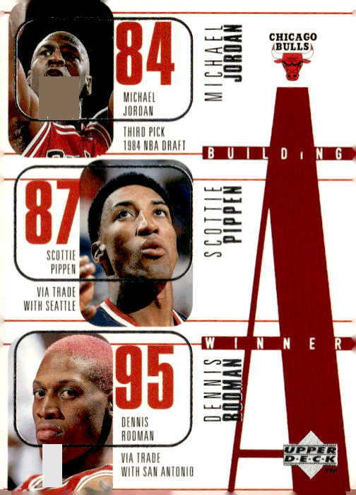 1996 Upper Deck Chicago Bulls graded slab