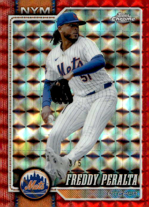 2026 Topps Chrome Freddy Peralta graded slab