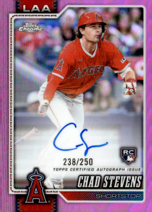 2026 Topps Chrome Chad Stevens graded slab