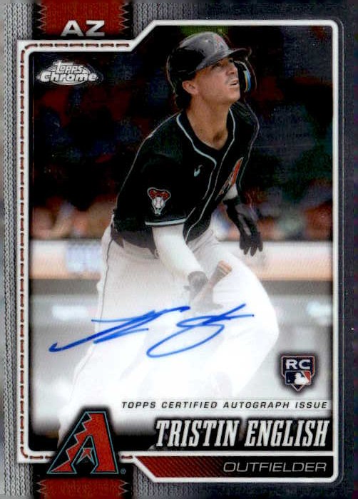 2026 Topps Chrome Tristin English graded slab