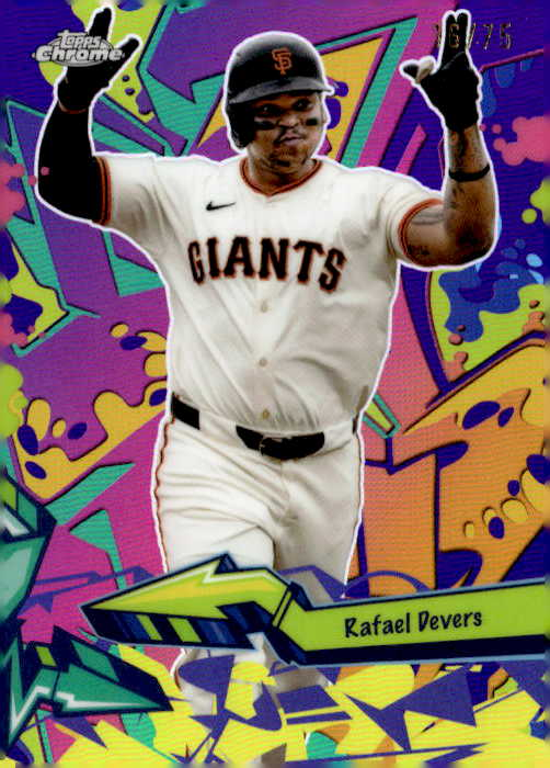 2026 Topps Chrome Rafael Devers graded slab