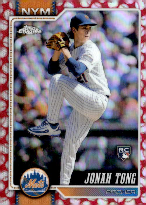 2026 Topps Chrome Jonah Tong graded slab