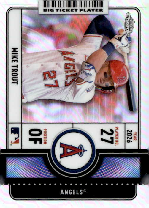 2026 Topps Chrome Mike Trout graded slab