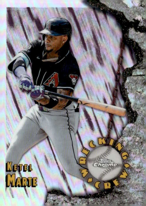 2025 Topps Chrome Ketel Marte graded slab
