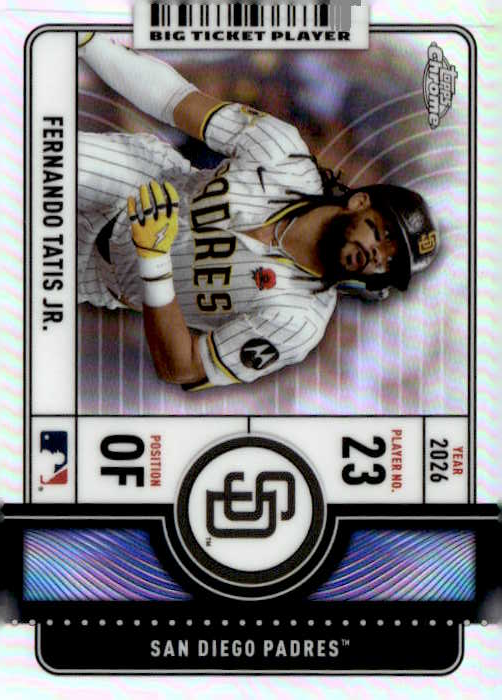 FERNANDO TATIS JR. — 2026 TOPPS CHROME GEM/MT — graded card up for auction