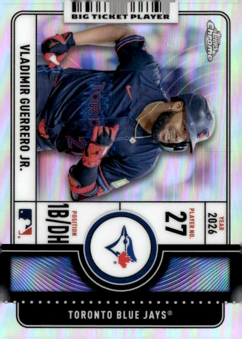 2026 Topps Chrome Vladimir Guerrero Jr. graded slab