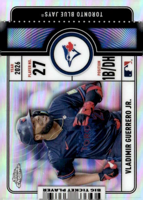 2026 Topps Chrome Vladimir Guerrero Jr. graded slab