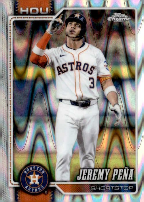 2026 Topps Chrome Jeremy Peña graded slab