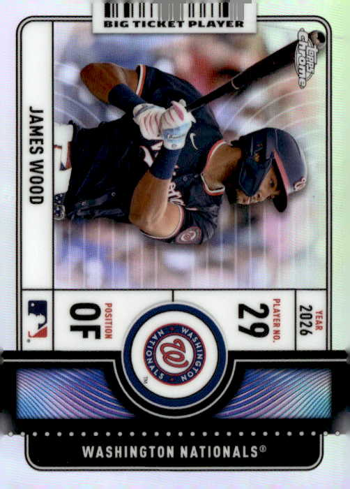 2026 Topps Chrome James Wood graded slab