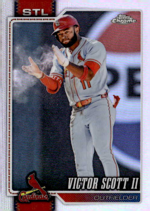 2026 Topps Chrome Victor Scott II graded slab