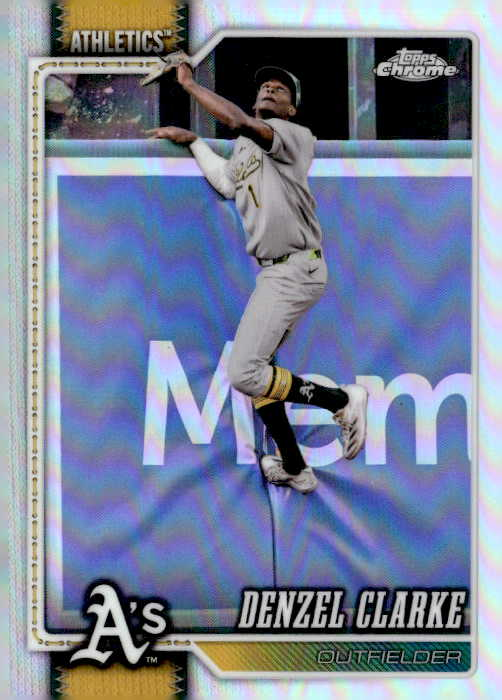 2026 Topps Chrome Denzel Clarke graded slab