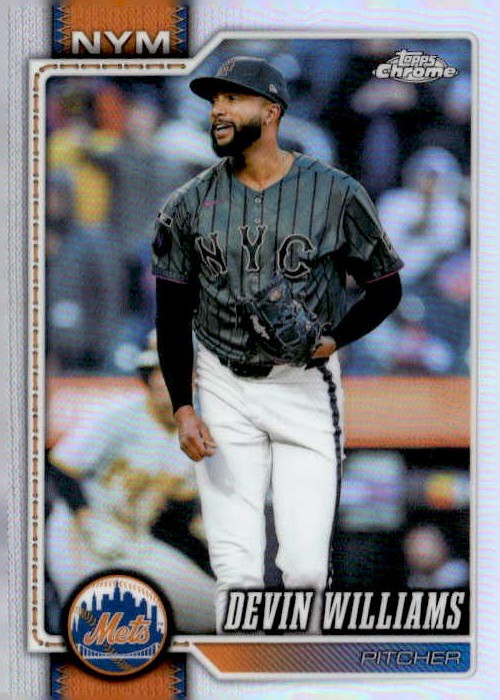 2026 Topps Chrome Devin Williams graded slab