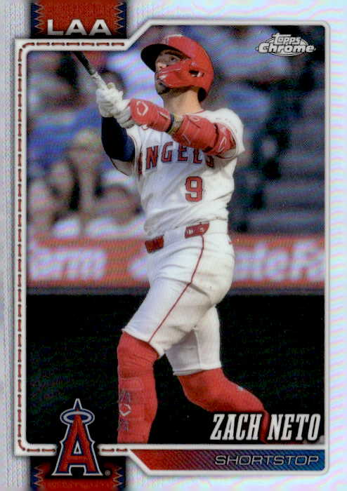 2026 Topps Chrome Zach Neto graded slab