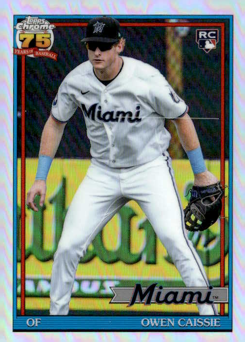 2026 Topps Chrome Owen Caissie graded slab