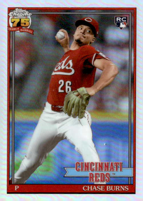 2026 Topps Chrome Chase Burns graded slab