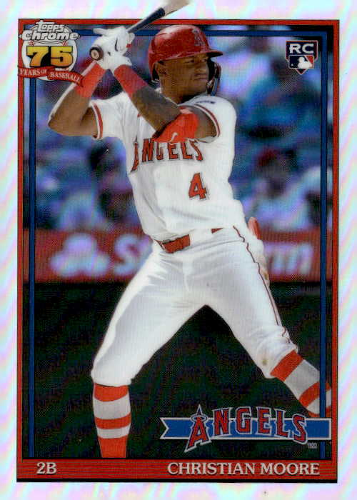 2026 Topps Chrome Christian Moore graded slab