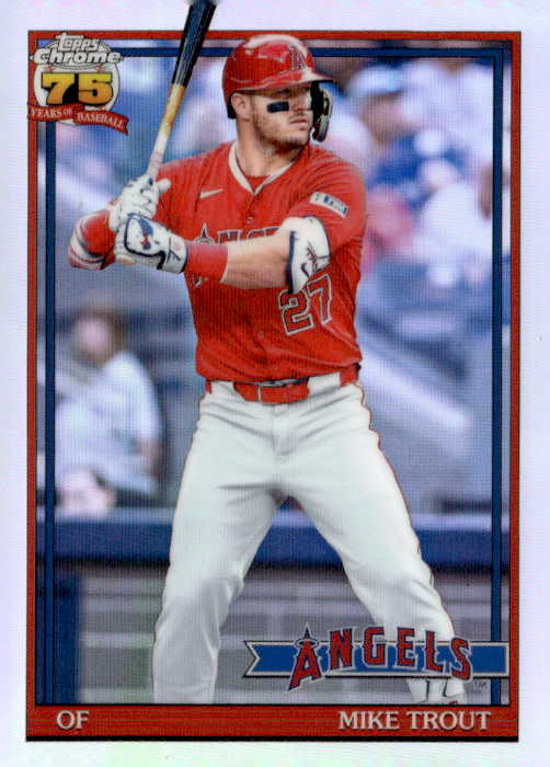 2026 Topps Chrome Mike Trout graded slab